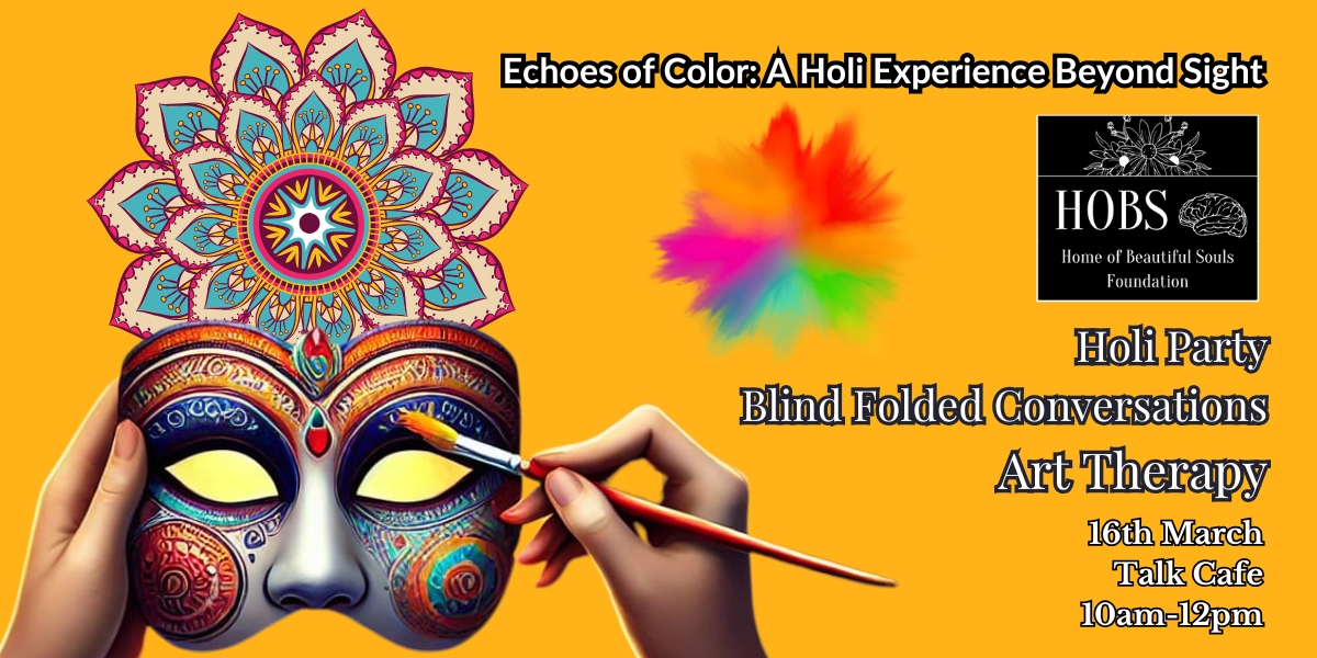 🎨 Echoes of Color: A Holi Experience Beyond Sight